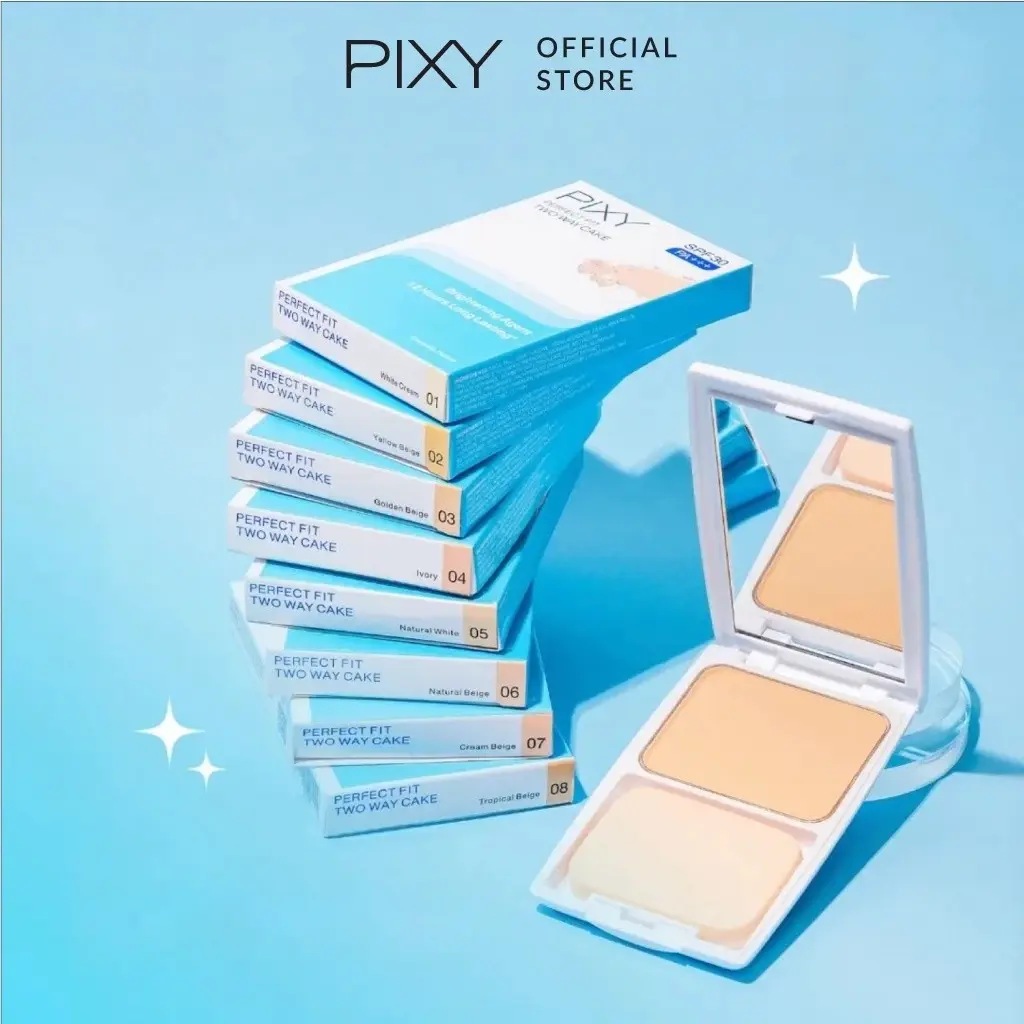 PIXY Two Way Cake Perfect Fit Refill Ori Kering Powder Wajah