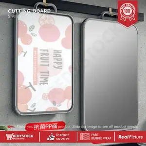 Talenan 2 sisi tebal | cutting board stainless steel