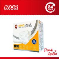 Gambar KING MASK KN95 Masker Putih 20s - isi 20 dari MOR Mart Kota Tangerang 1 Tokopedia