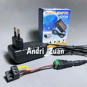 Paket Adaptor 12v dan soket DC/ soket parametrik siap pakai buat parametrik mobil
