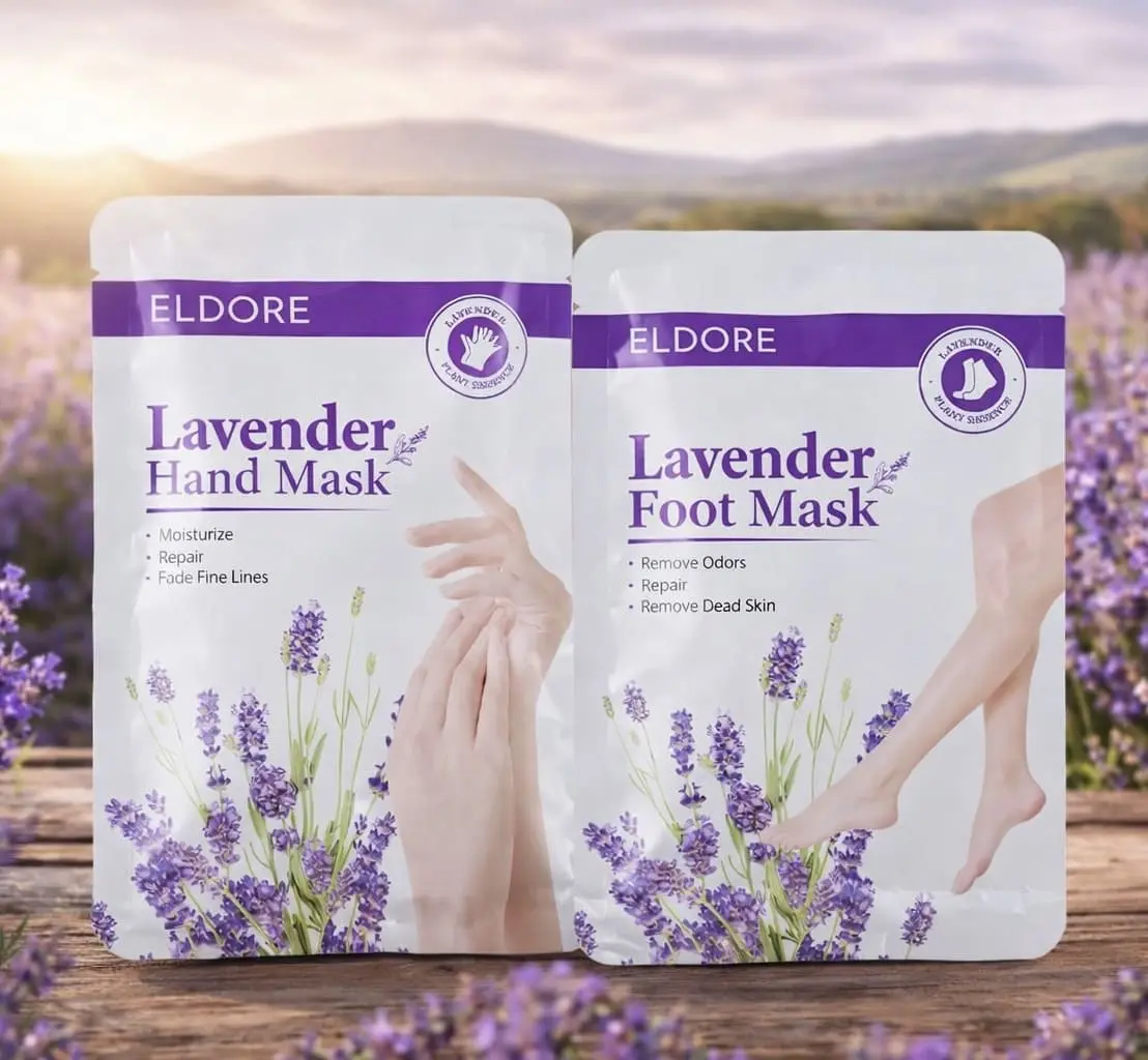 [BPOM] ELDORE Lavender Hand Mask Foot Mask - Masker Tangan Penghalus Tangan