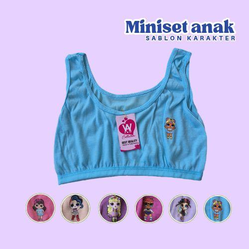 ISI 3PCS/MINISET MOTIF ANAK REMAJA SD/SMP BRA MINISET REMAJA FASHION KEKINIAN Perempuan Cantik