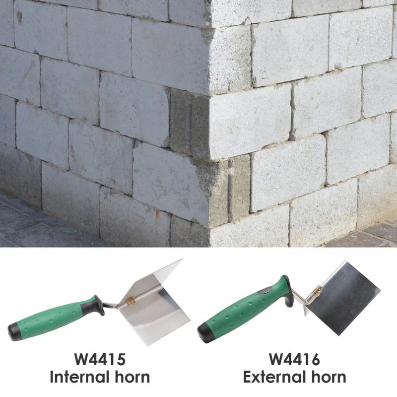 Product Introduction of Stainless Steel Drywall Corner Tool  Flexes 90 Degree Corner Mudding Finish Tool Finishing Trowel Hand Tool 8