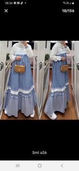 Product Review of SEO GAMIS SEMUT BY SYAINA TERBARU DAN KEKINIAN  Katun Polos Linen Muslim Nyaman Wudhu Wanita Dress Dewasa Lebaran gam is cantik from A**6 1