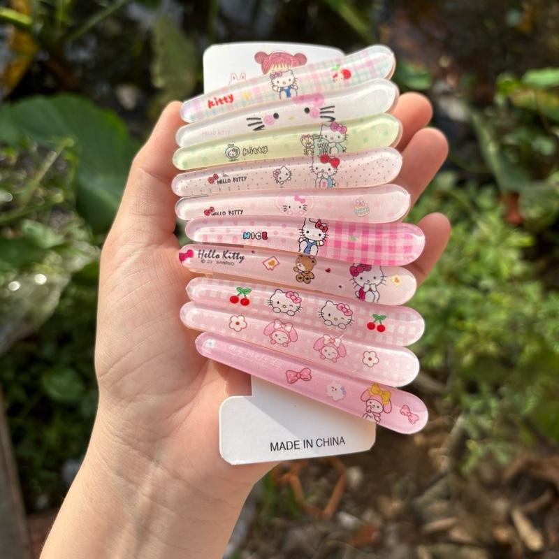 Sanrio Hello Kitty - Combo 5 Cây Kẹp Mỏ Vịt Ngẫu nhiên khác nhau Đáng Yêu Dễ Thương Tạo Điểm Nhấn Cho Mái Tóc Của Bạn - TỔNG HỢP KẸP XINH