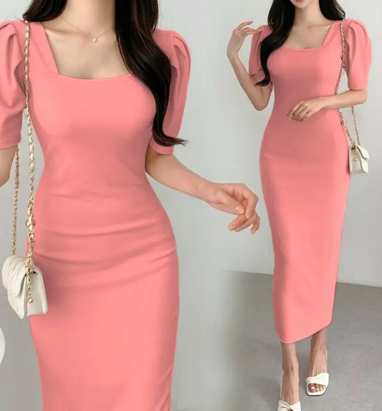 ZRS Dress Rajut Andin Ld 90 - 110 cm P 110 cm B 300 gr Cotton Polyester #4402 5