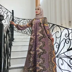 Gamis AZIZA Rayon Adem Nyaman Muslim Pesta Dewasa Remaja Maxi Panjang Dress Variasi