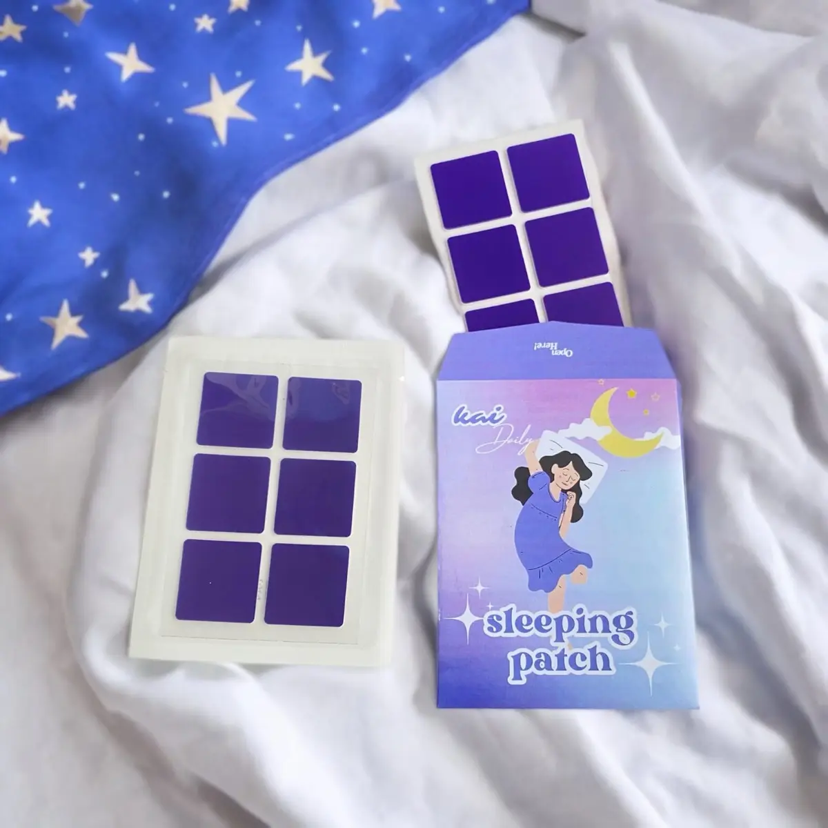 Sleeping Patch Kai Daily Tambalan Bantu sulit Tidur Herbal