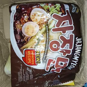 Mujigae by Wonhae Jajangmyeon 265 gr / Mie Saus Pasta Kedelai Hitam Korea / Jjajjangmyeon / JJajangmyeon / Jjangmyun