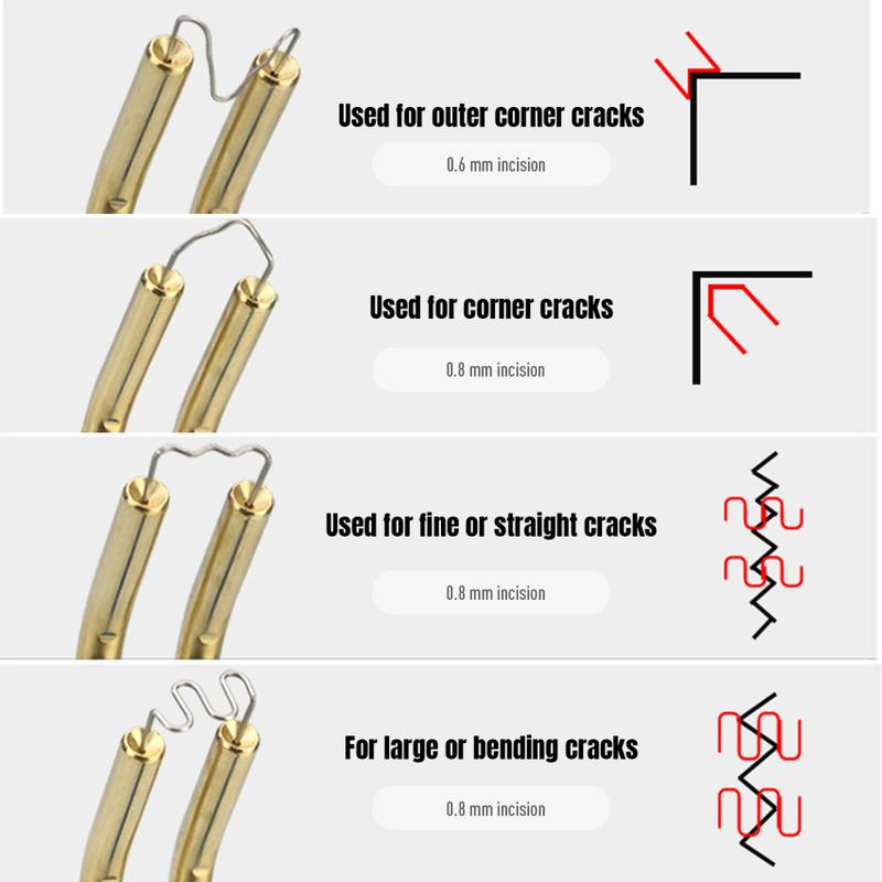 Product Introduction of Plastic Welders Garage Tools Thermal Staplers Welding Machines Staples PVC Repair Machines Car Bumpers Repair Staplers Welding Tools 49