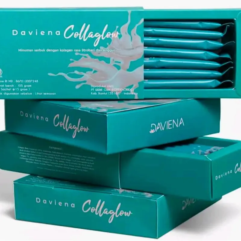 Minuman Kolagen Daviena Skincare Collaglow untuk Kecantikan Kulit Mencerahkan 3