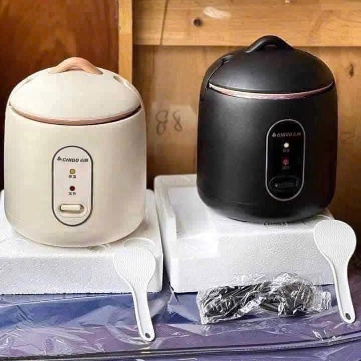 Nồi Cơm Điện Mini Tráng Chống Dính, Nấu Hầm Ninh Cháo Đa Năng Phù Hợp Cho 2 Người Lớn