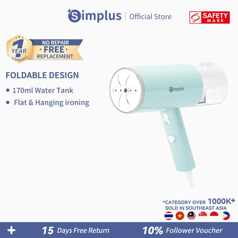 Simplus Handheld Garment Steamer Foldable Portable Stainless Steel ...