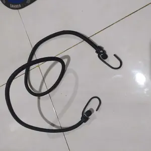 tali karet pengikat barang hitam • tali pengikat barang kurir hitam • tali hitam panjang 2 meter Motorcycle