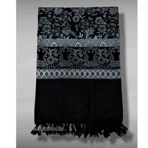 sorban batik trompa terbaru 2024 sorban khusus hitam batik serban santri pria dewasa fashion muslim selendang santri sorban arab khasmir yaman majelis bisa cod