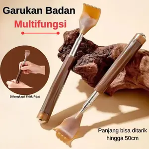 [G-SPEEDS]Alat Pijat Badan Garukan Penggaruk Punggung Dapat Ditekuk | Pijit Belakang & Terapi Gatal 50cm Anti Karat Steinless Steil