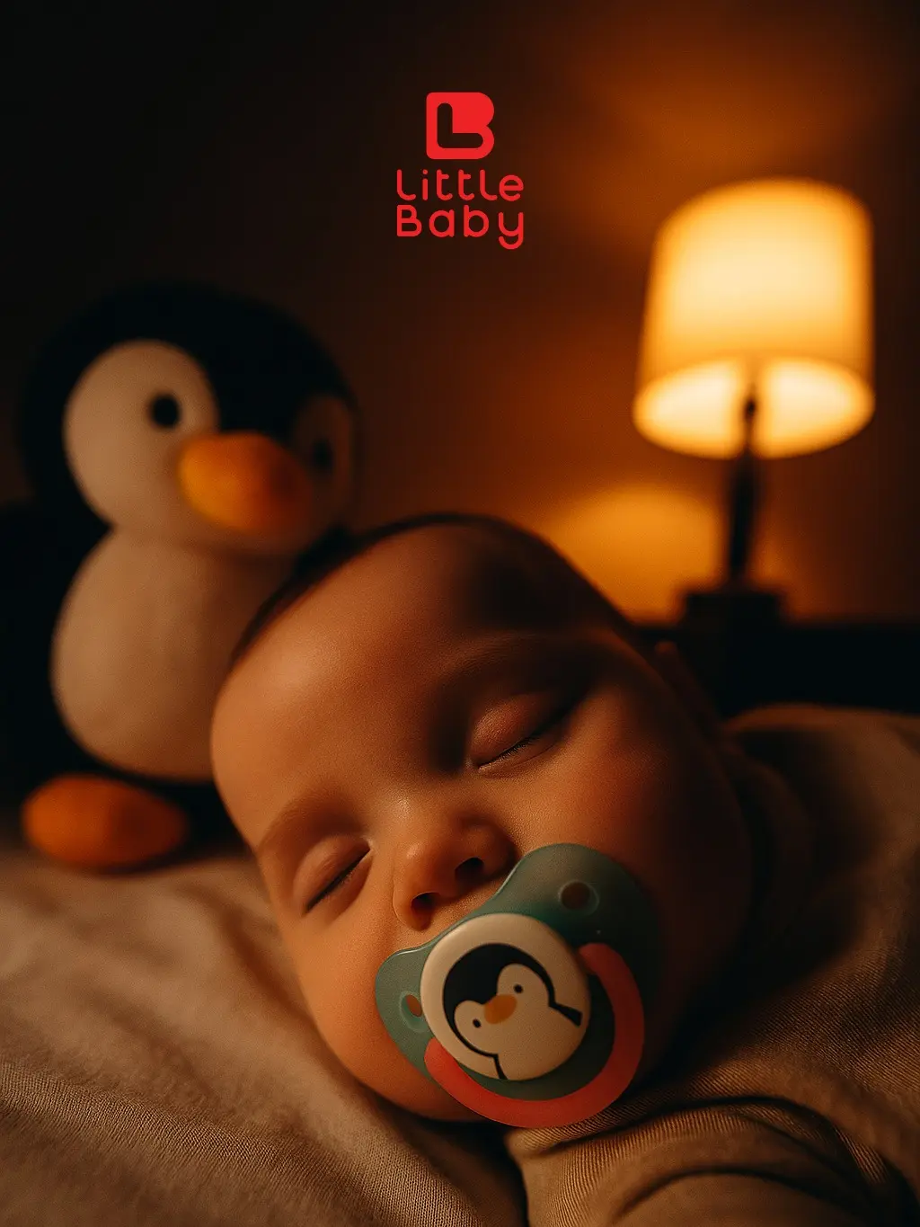 Little Baby Premium Orthodontic Pacifier With Strap | Dot Bayi pipih dengan tali | empeng Orthodontic Pipih dengan tali penjepit