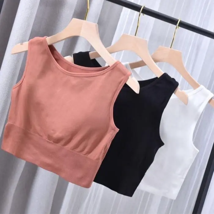 ONNA Tanktop korea halter tanktop crop top cewek atasan sport bra BRA45