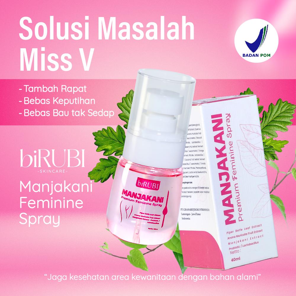 Solusi Keputihan dan Bau Tak Sedap Rasa Gatal - Birubi Feminine Spray Manjakani BPOM