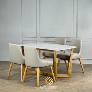 GF202 SET MEJA MAKAN MODEL MINIMALIS MODERN