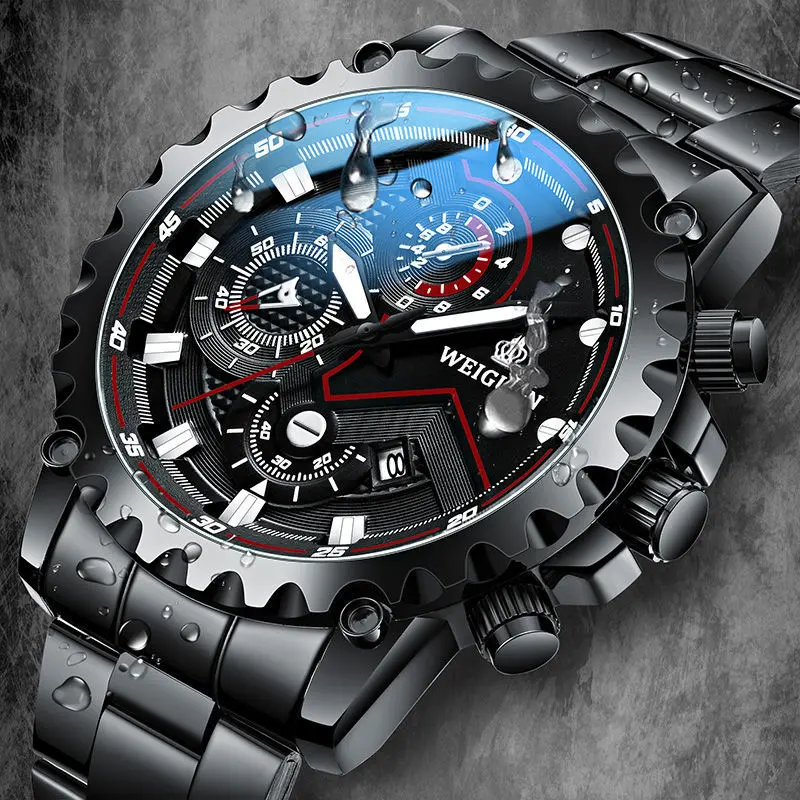 Genuine Goods Swiss Automatic Mechanical Watch Men's Watch Korean Student Minimalist Waterproof Luminous Calendar 2023 New