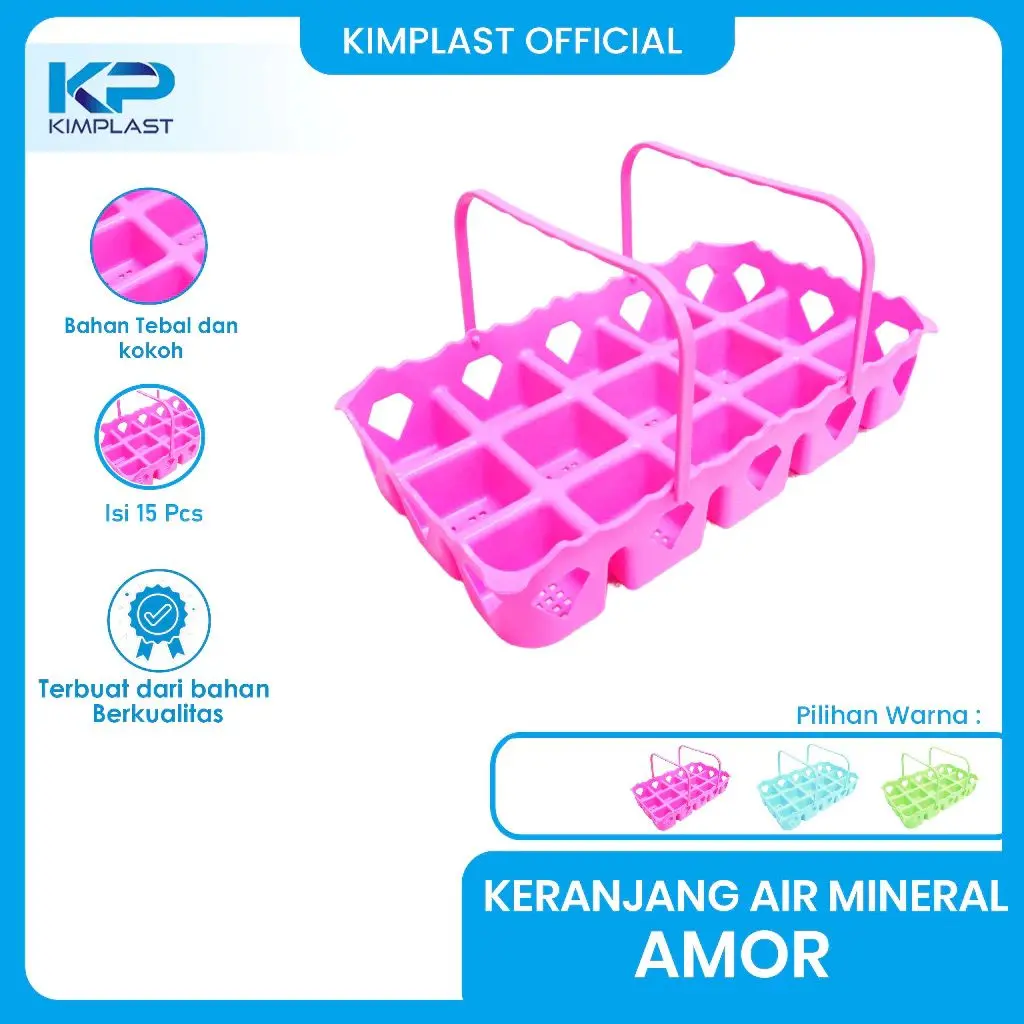 TEMPAT AQUA GELAS ISI 15 - TEMPAT AIR ESTETIK / Tray Air / Wadah Gelas / Baki Air