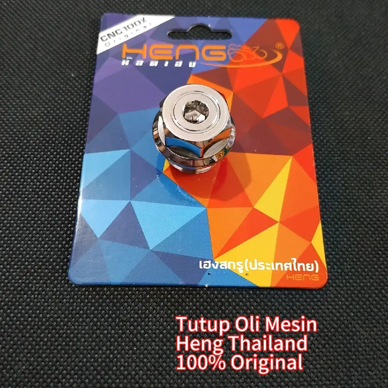 Tutup Oli Mesin Honda Yamaha HENG Probolt Stainless Ori Thailand 0