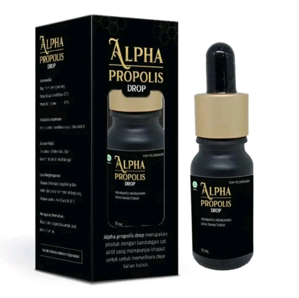 ALPHA PROPOLIS TRIGONA ASLI ORIGINAL MENINGKATKAN DAYA TAHAN TUBUH DIABETES KENCING MANIS REMATIK MENGATASI ASAM URAT MENURUNKAN KADAR KOLESTROL BEBAS GULA DARAH OFFICIAL STORE
