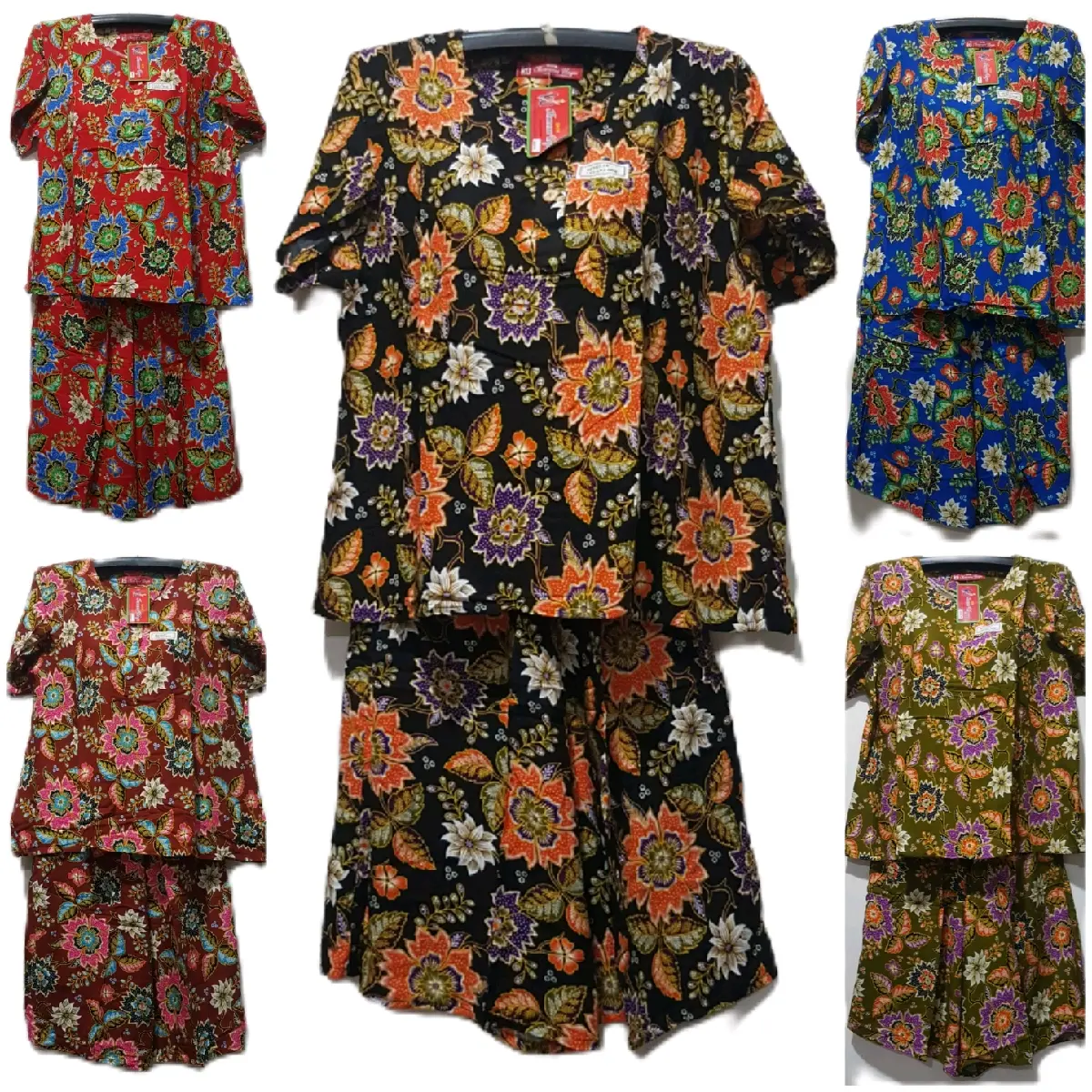 STELAN MAXI 75 BATIK KENCANA UNGU LABEL MERAH