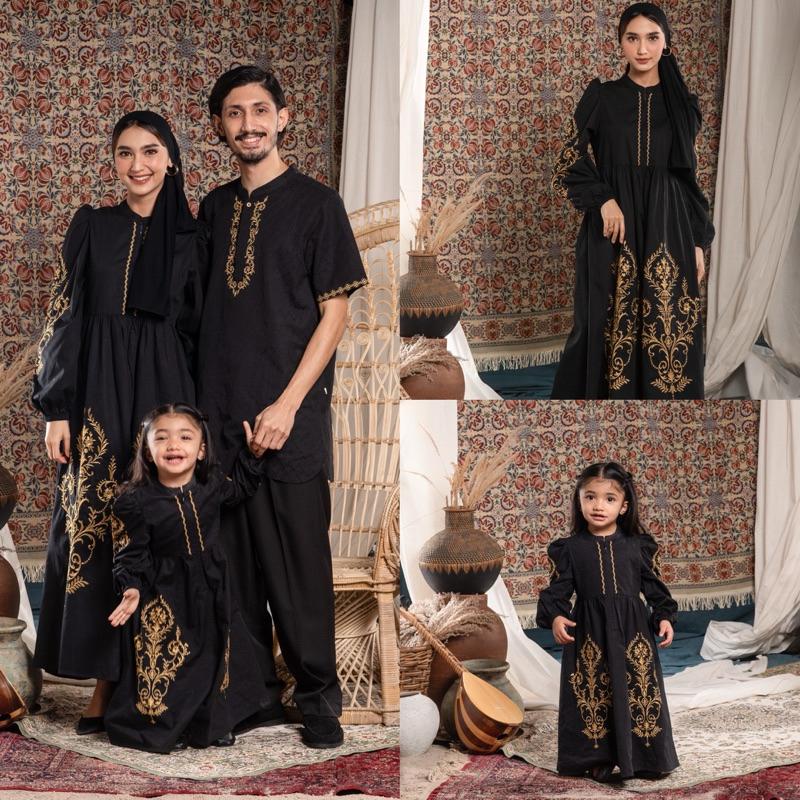 Bohopanna - Inaya Dress Bohopanna - Inaya Kids Dress - Inaya Baby Dress - Raya Collection Bohopanna - Baju Muslim Anak Bohopanna - Pakaian Muslim Anak - Gamis Anak - Tunik Anak 3