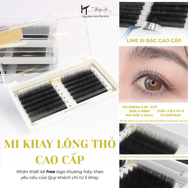 Mi Lông Thỏ Siêu Mềm mại Nhẹ Dày 0.03-0.07 - Dài 8 Đến 16mm Độ Cong J-B-C-CC-D Lông Mi Magiclash - Lông Mi Nhân Tạo - Lông Mi Nhân Tạo - Dụng Cụ Nối Mi - Thúy Hà - Lông Mi Giả