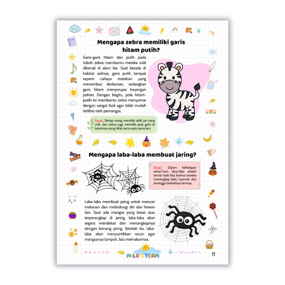 [MiloSteam] Ensiklopedia Anak 8 Topik - – Buku Pengetahuan untuk Mengasah Kecerdasan & Rasa Ingin Tahu Anak
