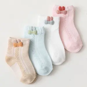 KK21 Kaos Kaki Bayi - kaos kaki Anak Balita Motif Kelinci Lucu Anti Slip Unisex / Baby Socks / Kaus Kaki Baby Bahan Katun Elastis