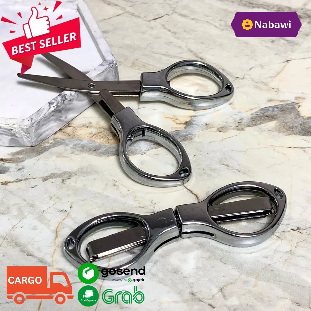 Gunting Lipat Kecil Haji Untuk Tahallul Rambut Bahan Stainless Steel Perlengkapan Haji dan Umroh