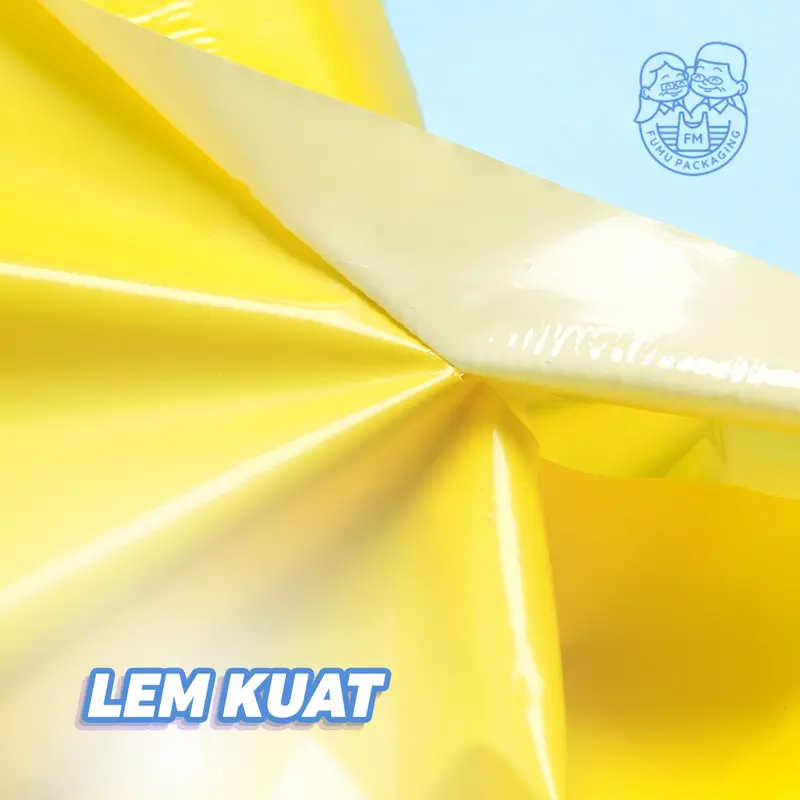 Polymailer Plastik Packing 25x35cm Isi 100pcs Lem Perekat 4