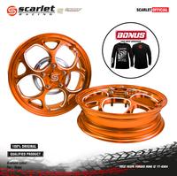 Gambar SCARLET RACING Velg Pelk Pelek Rim Aloy Motorcycle Vespa FORGED 9304 R 12 x 300 Baut Disc - Black dari scarletracingindonesia Kota Administrasi Jakarta Utara 2 Tokopedia