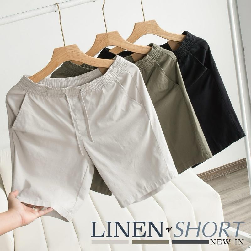 [TOP SALES]Quần Short đũi TORANO trơn, dây rút, cạp chun, mát mẻ, dễ mặc BI001 Nam Menswear Có Túi Quần Lửng Đen