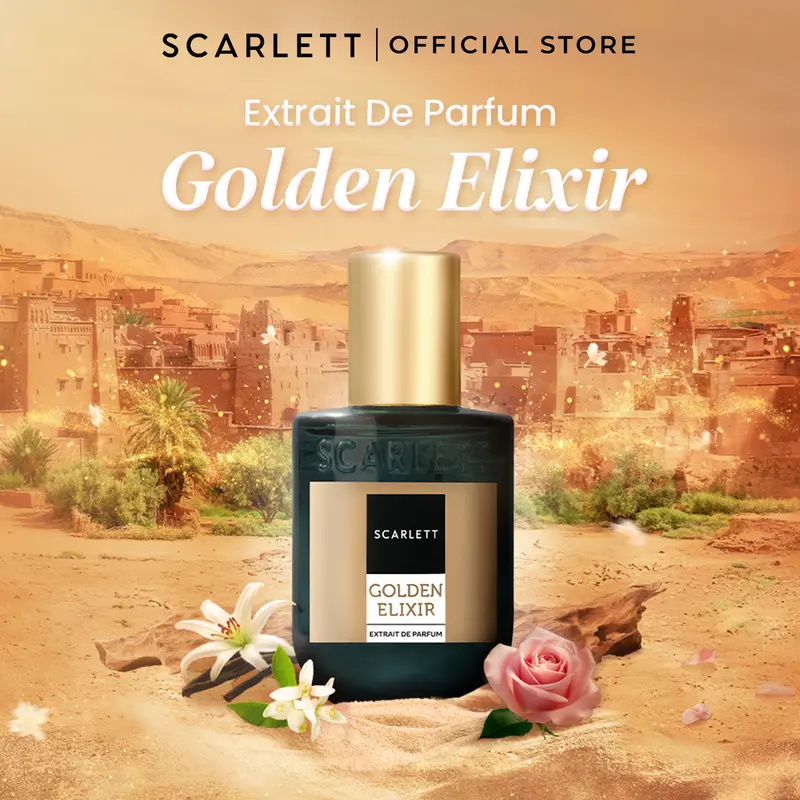 Scarlett Whitening Extrait De Parfum Golden Elixir 30ml 2