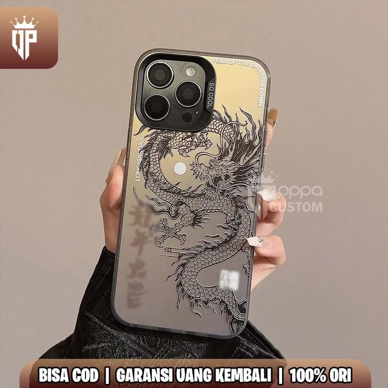 SOFTCASE Premium Laser Matte Hard Casing HP CASE DRAGON DOWN FOR ALL TYPE - LUNAR YEAR OPPA CUSTOM 4