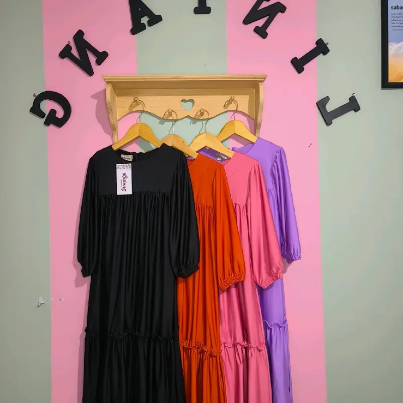 Shima Gamis Bahan Jersey Premium untuk anak usia 1-16 Tahun 1