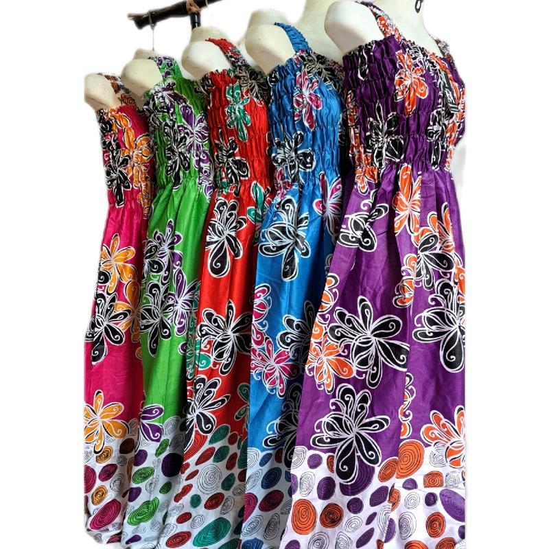 DASTER YUKENSI/DASTER GANDUL Rayon Motif Motif Rayon Bunga Dress 2