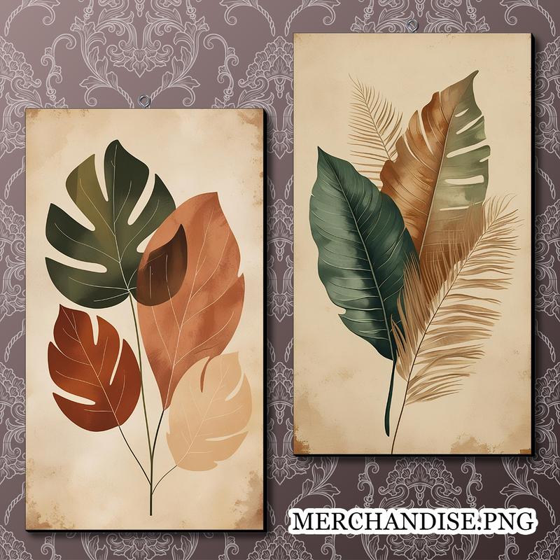 Hiasan Dinding Ruang Tamu Bunga Botanical Aesthetic Realistis - Bunga ...
