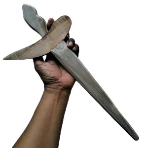 Keris Kayu Jati Mainan Yang Tidak Bisa Dicabut Dari Sarungnya Toys