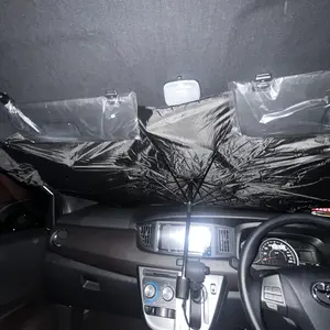 Payung Pelindung Anti Panas Mobil Kaca Depan / Umbrella Sunshade/Ukuran terbuka 145x79cm car