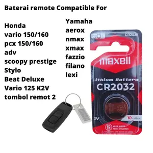Compatible For Baterai Remot Motor PCX 150/160 Vario 160