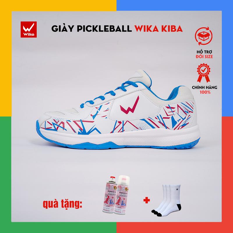 Giày Pickleball Wika Kiba Chính Hãng Bảo Hành 3 Tháng Tặng Bình Xịt + Tất Dệt Kim giày cầu lông nữ