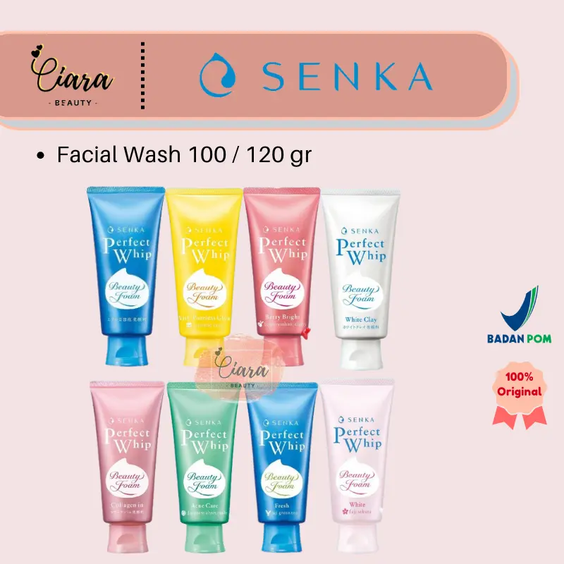 Senka Perfect Whip Beauty Foam / Face Wash