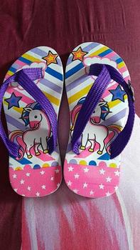 Product Review of sandal anak perempuan motif kuda poni rainbow terbaru 2024 panjang  Kaki 26 sampay 35 Fashion from ¡**🇦 0