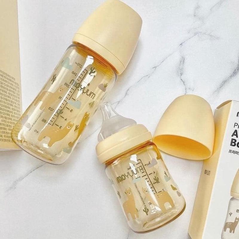 Combo 2 Bình Sữa Hàn Quốc Moyuum - Chất Liệu Cao Cấp Nhựa PPSU