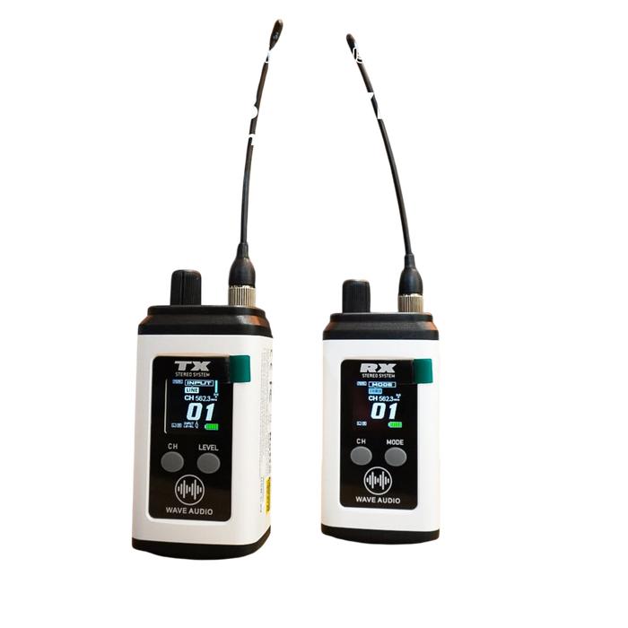 Gambar WAVE AUDIO WAVE AIR 3 POCKET PORTABLE IEM IN EAR MONITOR SYSTEM BMJ - Full Set (TX, RX) dari Bandar Musik Jakarta BMJ Kota Administrasi Jakarta Pusat 4 Tokopedia